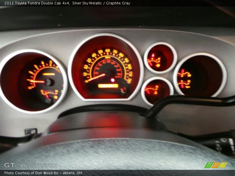 Silver Sky Metallic / Graphite Gray 2011 Toyota Tundra Double Cab 4x4