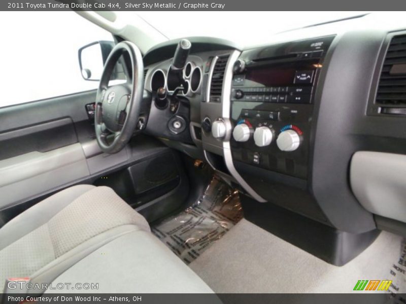 Silver Sky Metallic / Graphite Gray 2011 Toyota Tundra Double Cab 4x4
