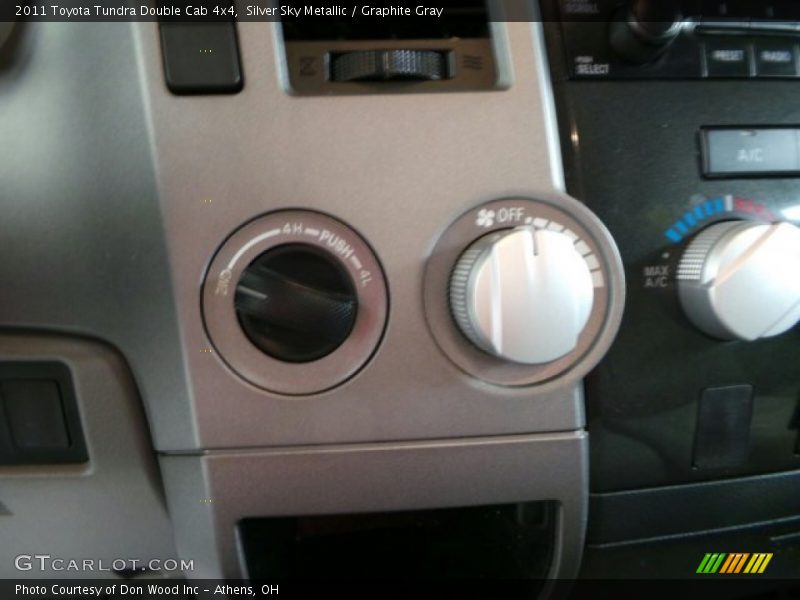 Silver Sky Metallic / Graphite Gray 2011 Toyota Tundra Double Cab 4x4