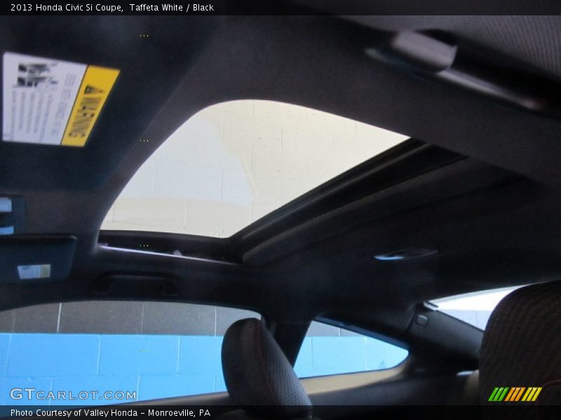 Taffeta White / Black 2013 Honda Civic Si Coupe
