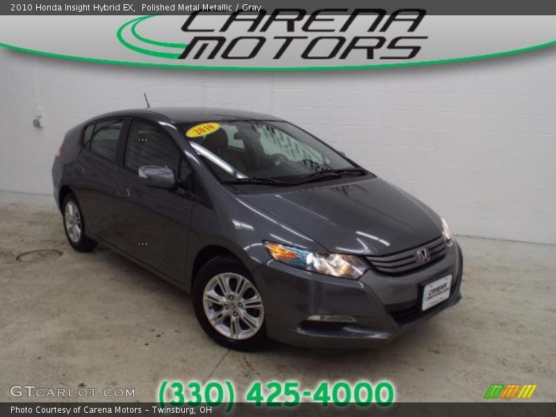 Polished Metal Metallic / Gray 2010 Honda Insight Hybrid EX