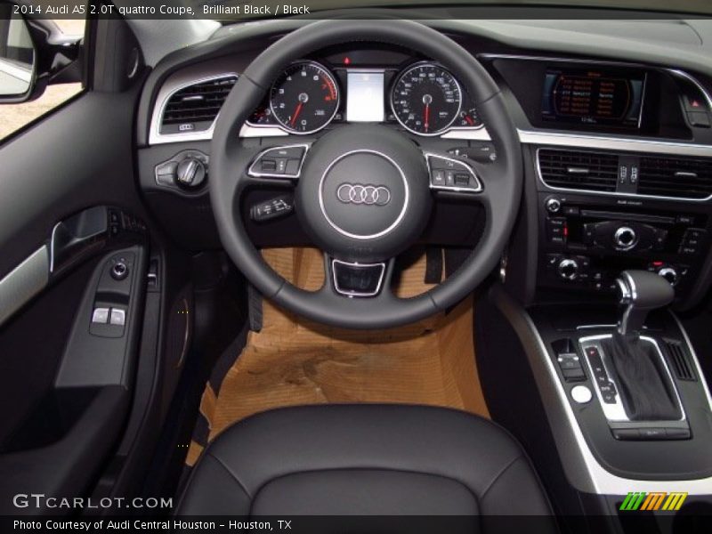 Brilliant Black / Black 2014 Audi A5 2.0T quattro Coupe