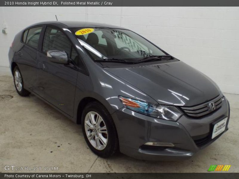 Polished Metal Metallic / Gray 2010 Honda Insight Hybrid EX