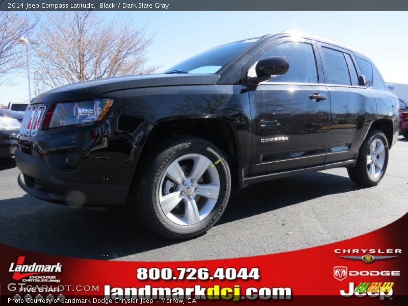 Black / Dark Slate Gray 2014 Jeep Compass Latitude