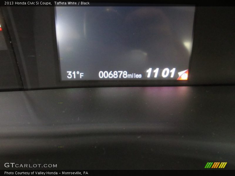 Taffeta White / Black 2013 Honda Civic Si Coupe