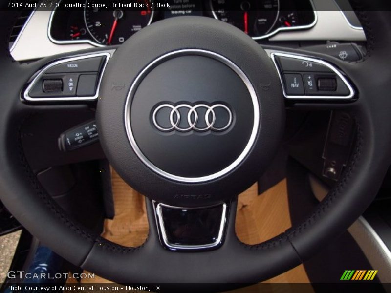 Brilliant Black / Black 2014 Audi A5 2.0T quattro Coupe