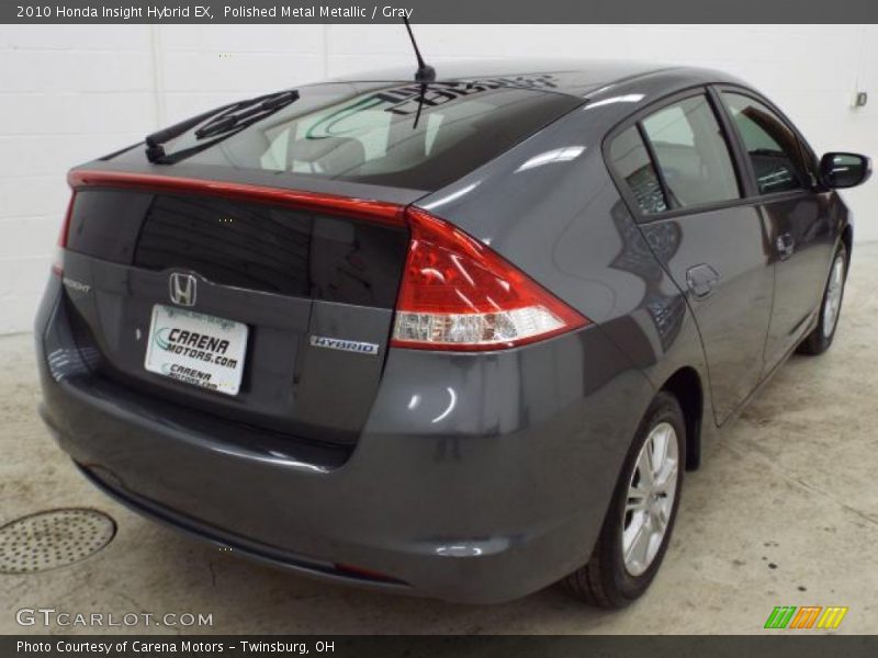 Polished Metal Metallic / Gray 2010 Honda Insight Hybrid EX