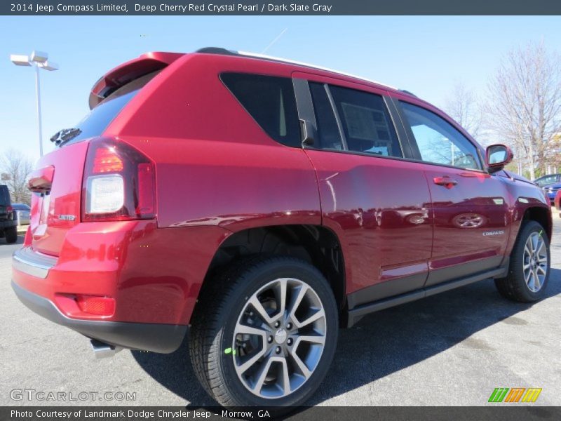 Deep Cherry Red Crystal Pearl / Dark Slate Gray 2014 Jeep Compass Limited