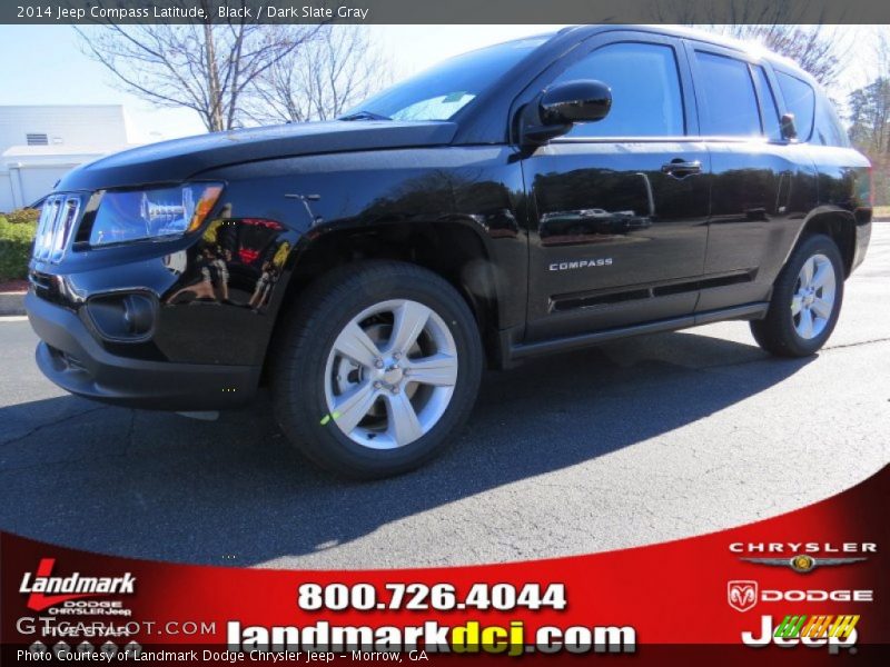 Black / Dark Slate Gray 2014 Jeep Compass Latitude