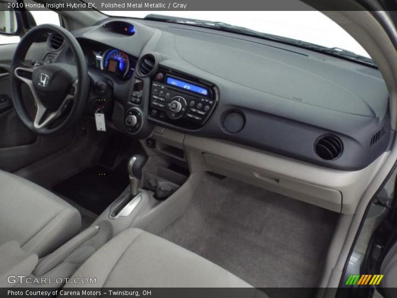 Polished Metal Metallic / Gray 2010 Honda Insight Hybrid EX