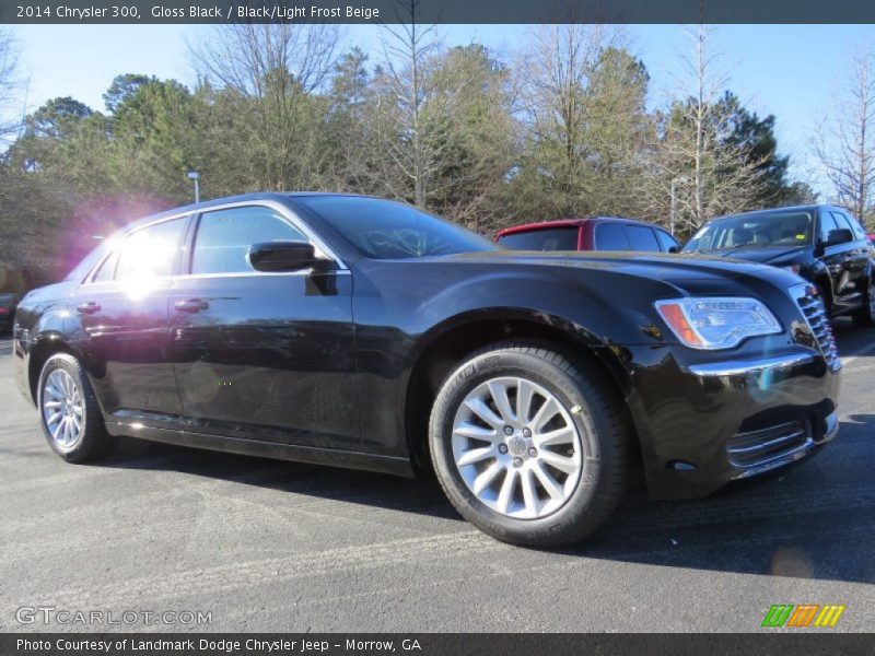 Gloss Black / Black/Light Frost Beige 2014 Chrysler 300