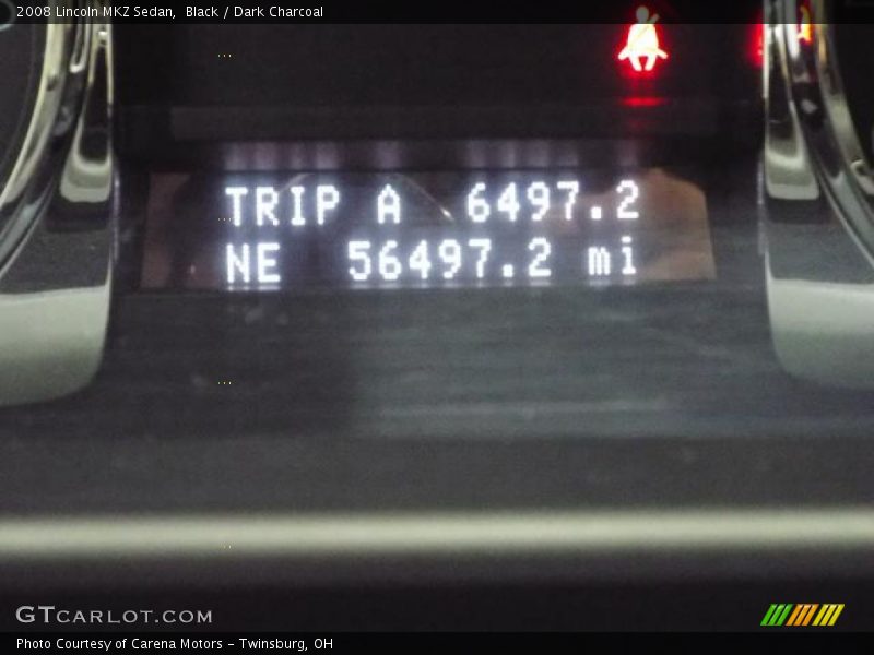Black / Dark Charcoal 2008 Lincoln MKZ Sedan