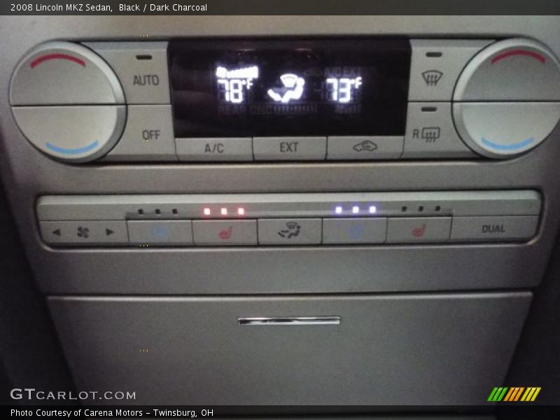 Black / Dark Charcoal 2008 Lincoln MKZ Sedan