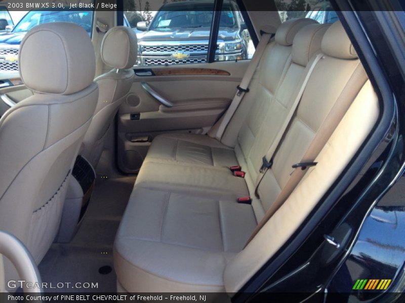 Rear Seat of 2003 X5 3.0i