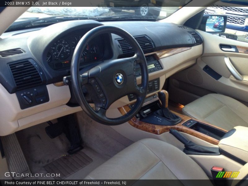  2003 X5 3.0i Beige Interior