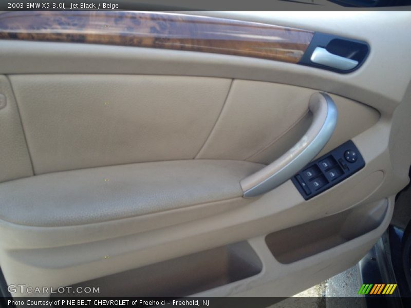 Jet Black / Beige 2003 BMW X5 3.0i