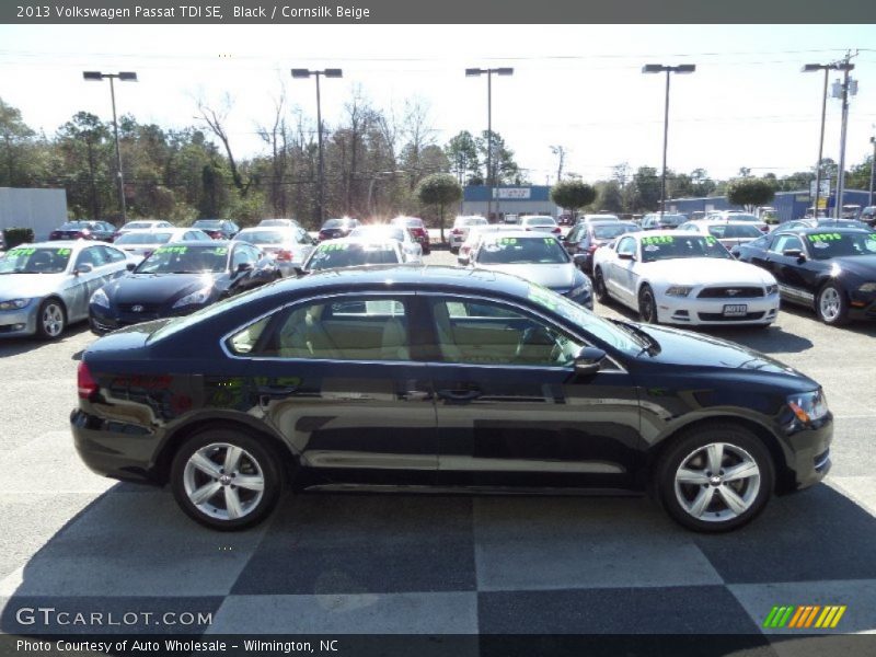 Black / Cornsilk Beige 2013 Volkswagen Passat TDI SE