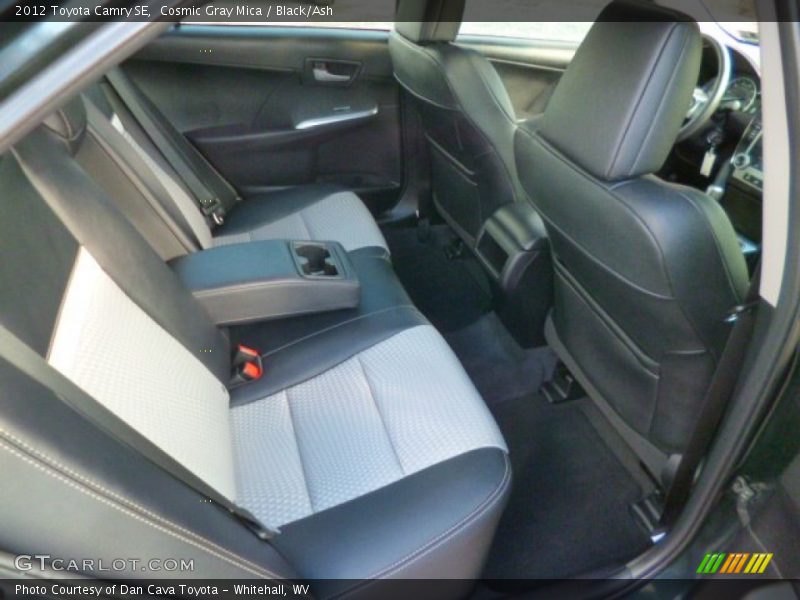 Cosmic Gray Mica / Black/Ash 2012 Toyota Camry SE