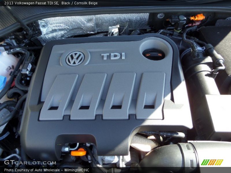 Black / Cornsilk Beige 2013 Volkswagen Passat TDI SE
