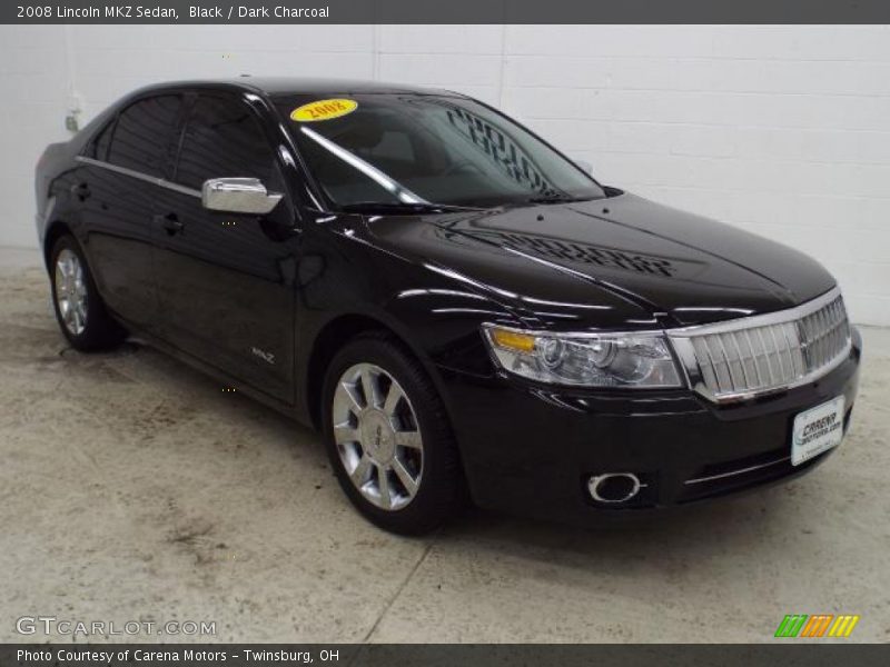 Black / Dark Charcoal 2008 Lincoln MKZ Sedan