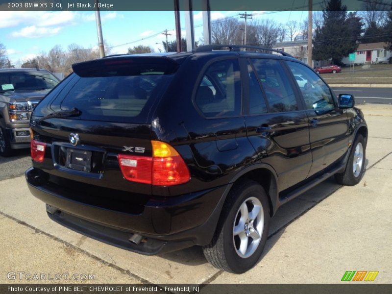 Jet Black / Beige 2003 BMW X5 3.0i