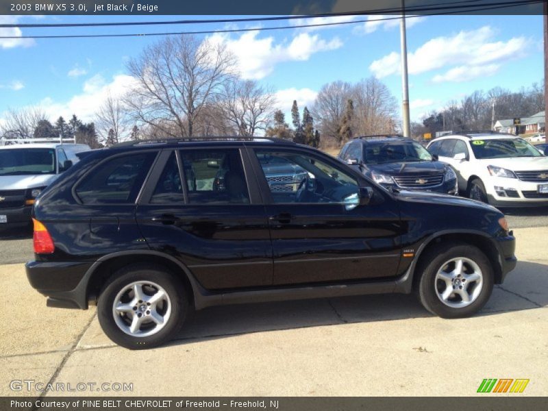 Jet Black / Beige 2003 BMW X5 3.0i