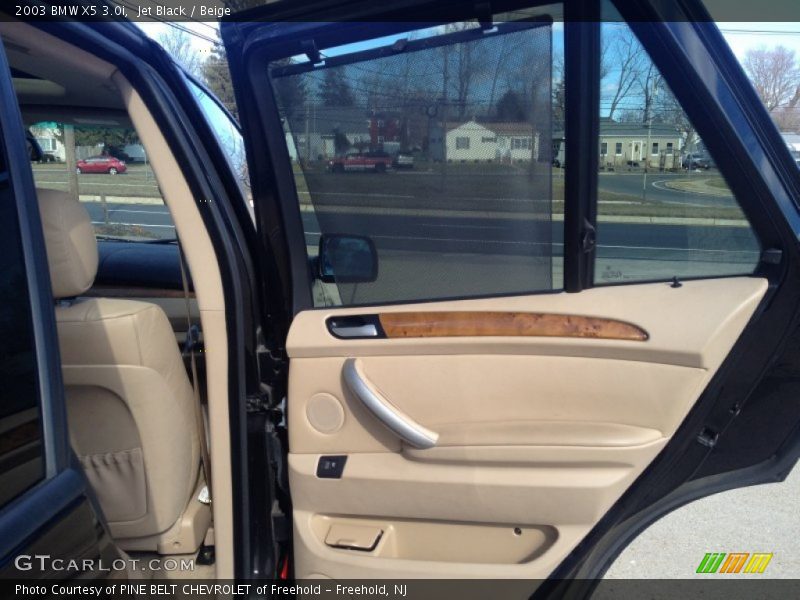 Jet Black / Beige 2003 BMW X5 3.0i