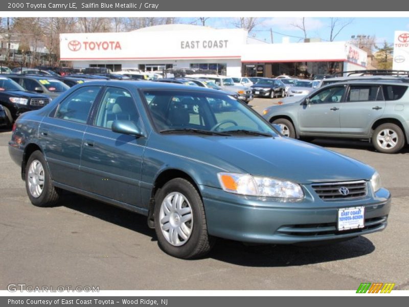 Sailfin Blue Metallic / Gray 2000 Toyota Camry LE