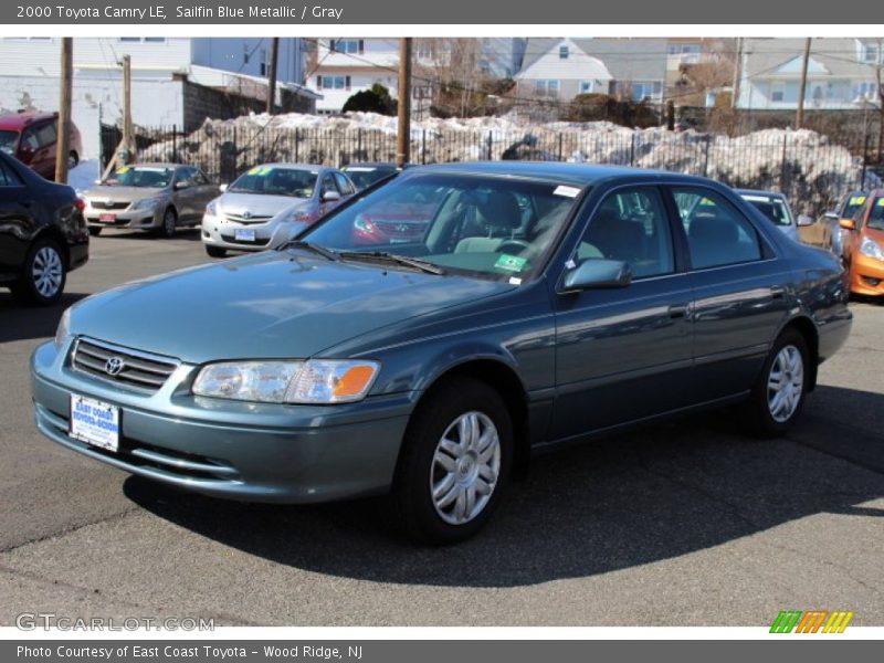 Sailfin Blue Metallic / Gray 2000 Toyota Camry LE