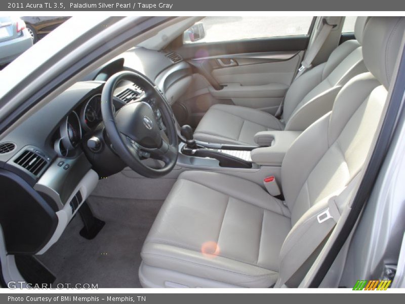Paladium Silver Pearl / Taupe Gray 2011 Acura TL 3.5