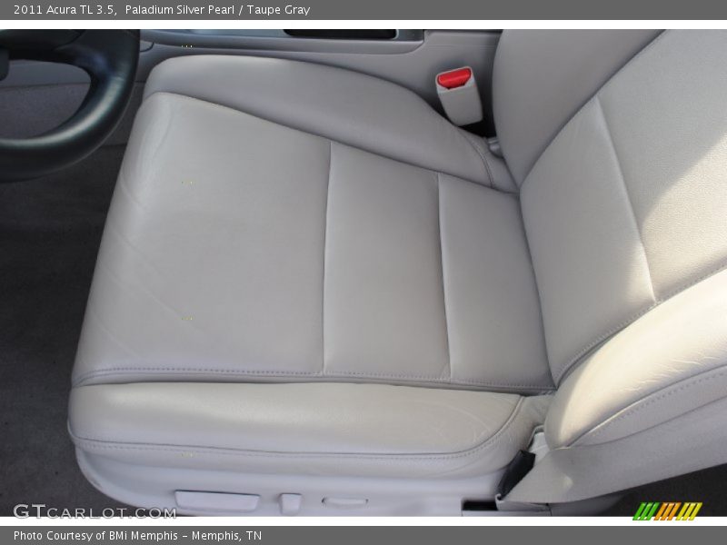 Paladium Silver Pearl / Taupe Gray 2011 Acura TL 3.5