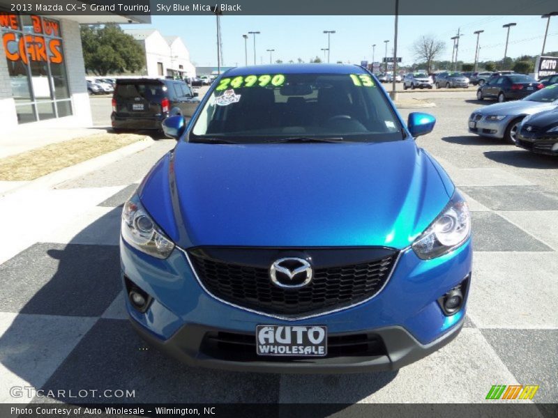 Sky Blue Mica / Black 2013 Mazda CX-5 Grand Touring