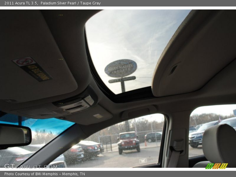 Paladium Silver Pearl / Taupe Gray 2011 Acura TL 3.5