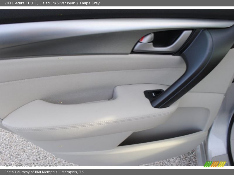 Paladium Silver Pearl / Taupe Gray 2011 Acura TL 3.5
