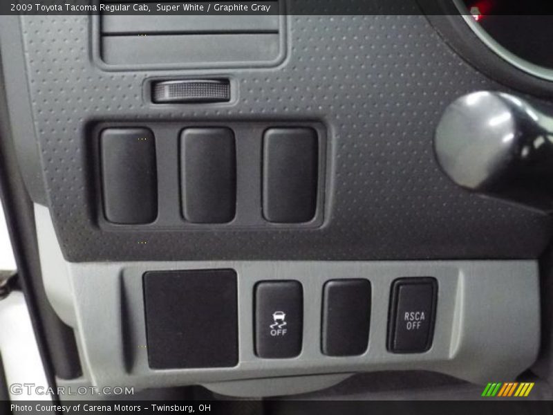 Super White / Graphite Gray 2009 Toyota Tacoma Regular Cab