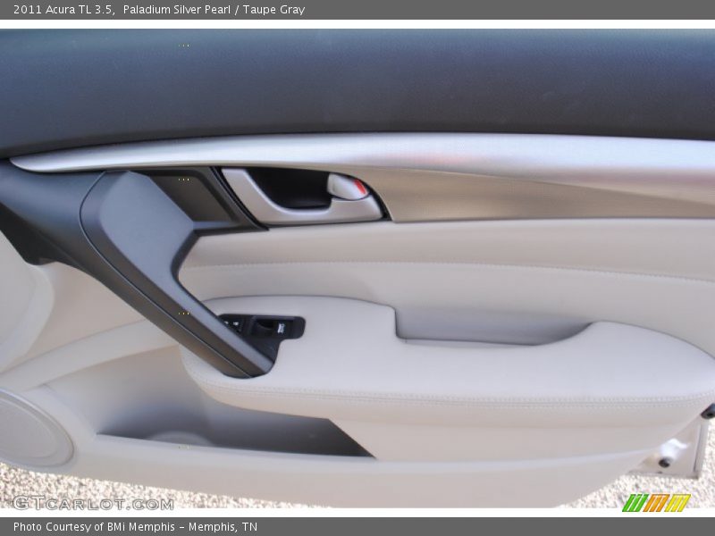 Paladium Silver Pearl / Taupe Gray 2011 Acura TL 3.5