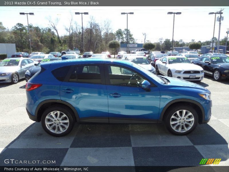 Sky Blue Mica / Black 2013 Mazda CX-5 Grand Touring