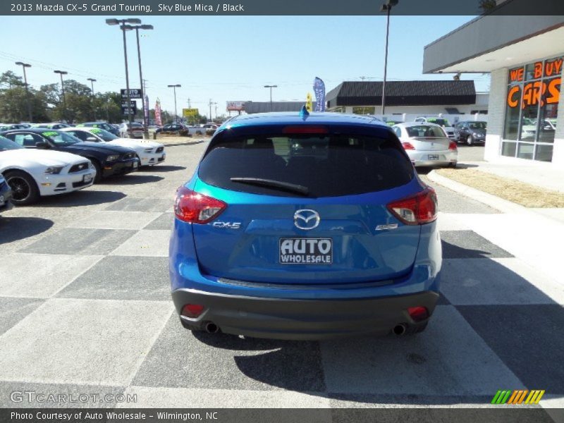 Sky Blue Mica / Black 2013 Mazda CX-5 Grand Touring