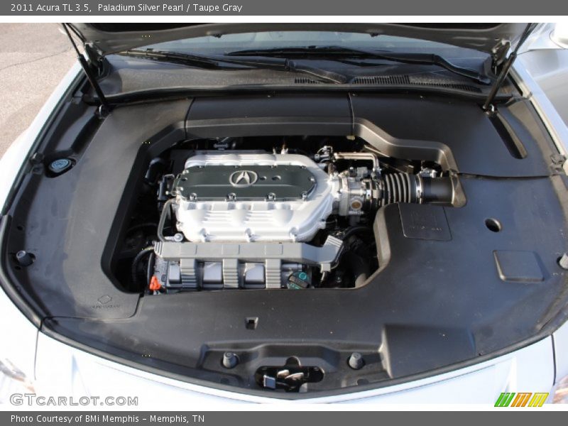 Paladium Silver Pearl / Taupe Gray 2011 Acura TL 3.5