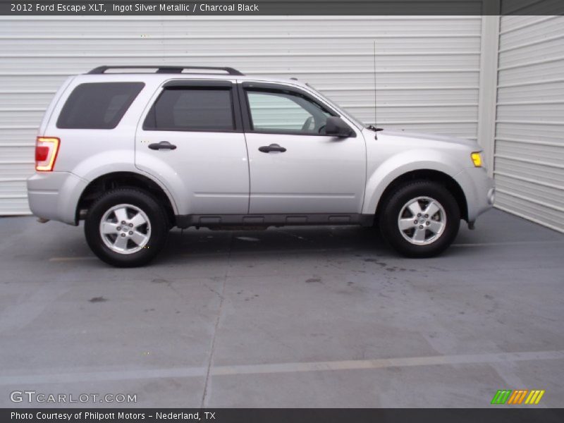 Ingot Silver Metallic / Charcoal Black 2012 Ford Escape XLT