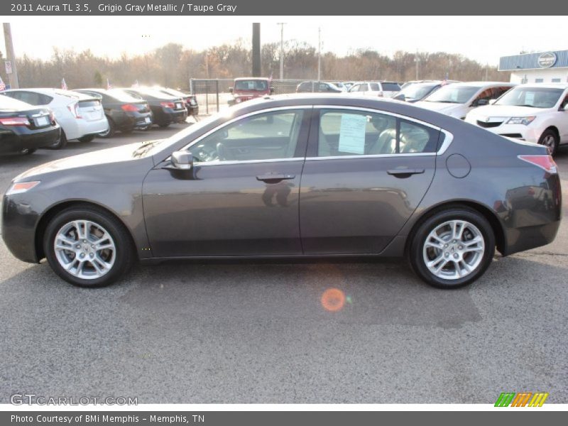 Grigio Gray Metallic / Taupe Gray 2011 Acura TL 3.5