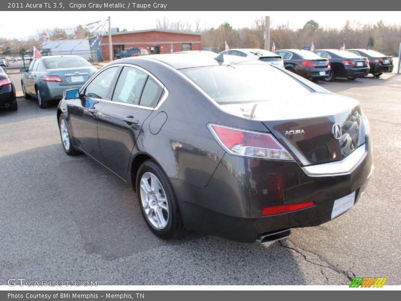 Grigio Gray Metallic / Taupe Gray 2011 Acura TL 3.5