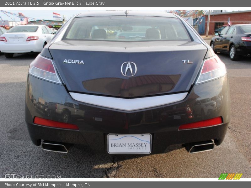 Grigio Gray Metallic / Taupe Gray 2011 Acura TL 3.5