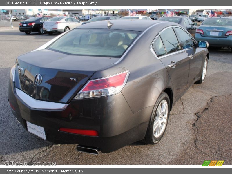 Grigio Gray Metallic / Taupe Gray 2011 Acura TL 3.5