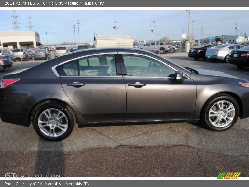 Grigio Gray Metallic / Taupe Gray 2011 Acura TL 3.5