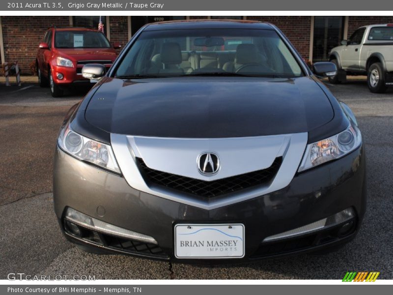Grigio Gray Metallic / Taupe Gray 2011 Acura TL 3.5