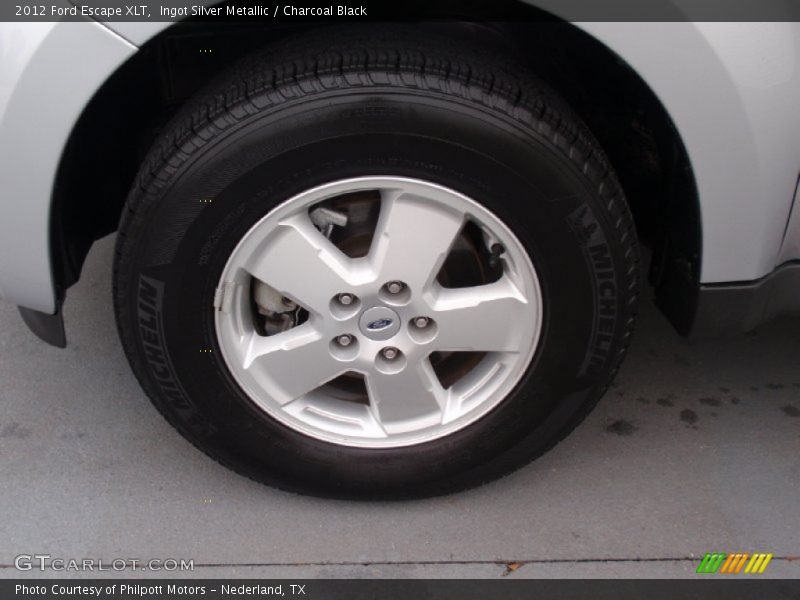 Ingot Silver Metallic / Charcoal Black 2012 Ford Escape XLT