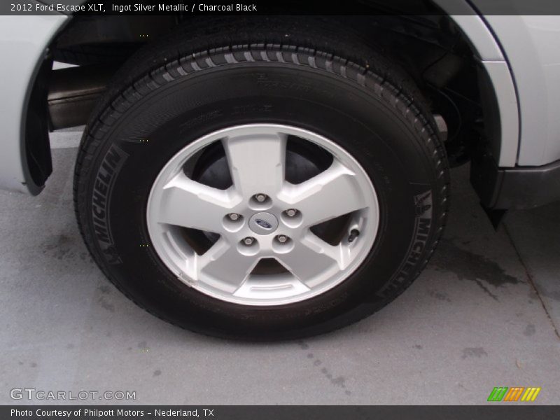Ingot Silver Metallic / Charcoal Black 2012 Ford Escape XLT