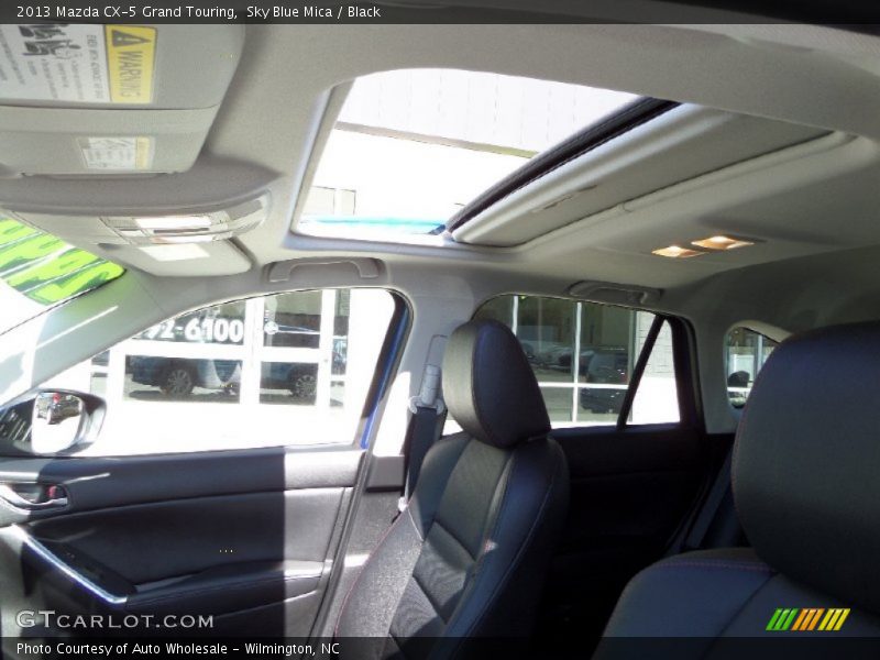 Sky Blue Mica / Black 2013 Mazda CX-5 Grand Touring