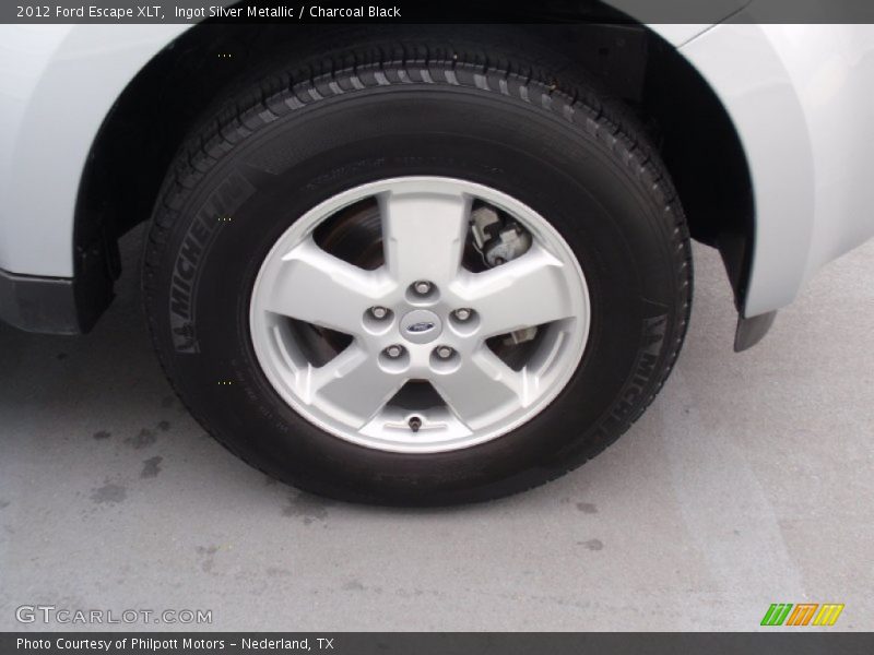 Ingot Silver Metallic / Charcoal Black 2012 Ford Escape XLT